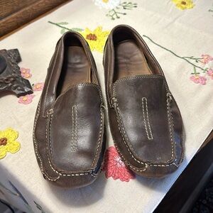 Clark leather loafers 9.5